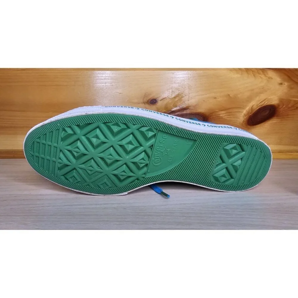 Converse One Star Low Top Pinstripe Unisex Size Men’s 10 Women’s 12 Green Teal